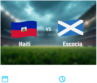 Partido 06 - Haiti vs Escocia